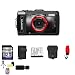 Olympus TG-1iHS 12 MP Waterproof Digital Camera with 4x Optical Zoom + 32GB SDHC Class 10 Memory Card + External Rapid Charger + LI-90B Lithium-Ion Battery Pack + Carrying Case + Durable Float Strap for Digital Cameras + Mini Tripod Kit + USB SDHC Reader