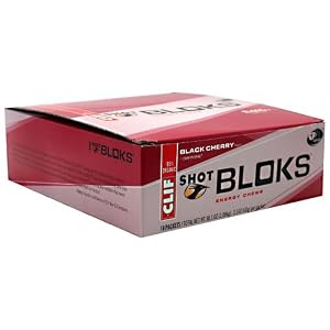 Clif Shot Bloks (18 Packets) - Black Cherry with Caffeine
