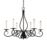 Savoy House Oxford English Bronze Six-Light Chandelier