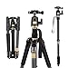 AFAITH Tripod for DSLR Camera, Ultra Compact and Lightweight Aluminum Travel Tripod with 360 Panorama Ball Head Quick Release Plate for Canon, Nikon, Sony, Samsung, Olympus, Panasonic