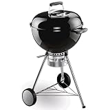Weber 1251004 One-Touch Premium, 47 cm Holzkohlegrill schwarzvon "Weber"