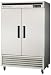 MAXX Cold MCF-49FD 49-Cu-Ft Reach-In Two Door Commercial Freezer, Stainless