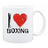 New  I Love Boxing  Mug Sports