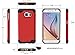 rooCASE RC-SAM-S6-ET-BK Exec Tough Hybrid Co-Mold Case for Samsung Galaxy S6 - Black