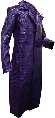 Suicide Squad The Joker Crocodile Jared Leto Long Coat For Men ►NEW ARRIVAL◄ (Large)