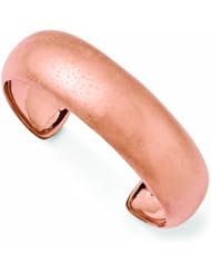Leslies Sterling Silver Rose Gold-Plated Radiant Essence Cuff Bangle