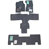 Cadillac Escalade Grey 4PC Floor Mats with Silver Crest Logo 2002 2003 2004 2005 2006
