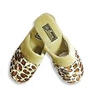 Easy USA - Ladies Slipper, Tan, Brown