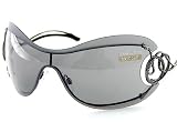 Roberto Cavalli - Roberto Cavalli Cicno 223S 223-S 731 Sunglasses Smoke Shades Shiny Gunmetal Frame Size: 135-120