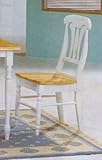 Natural / White Chair (Sold As a Pair) by Coaster Furniture
