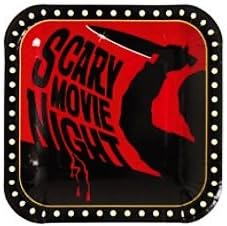 Scary Movie Night Dessert Plates 8ct