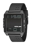 Vestal Unisex DIG008 Digichord All Black PU Digital Watch