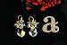Swarovski Crystal Baroque Pendant Earring - Iridescent Crystal AB (Anna)