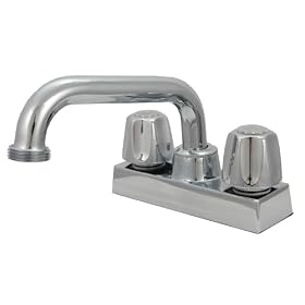Buy 4 Laundry Faucet, Compression Stems, Chrome Finish by PlumbUSA now!