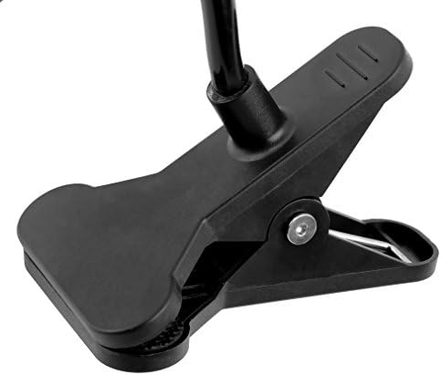 eShopMind Universal Cell Phone Clip Holder Bracket Flexible Long Arms for iPhone, GPS Devices, Fit On Desktop Bed Mobile Stand for Bedroom, Office, Bathroom, Kitchen - Purple