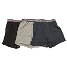 Childrens/Kids Boys 100% Cotton Plain Boxers Underwear (Pack of 3)