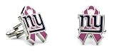 NFL New York Giants Breast Cancer Awareness Cufflinks
