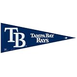 TAMPA BAY RAYS OFFICIAL LOGO FELT PENNANT