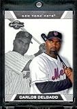 2007 Topps Co-Signers #41 Carlos Delgado New York Mets Baseball Card - Mint Condition - In Protective Display Case !