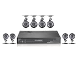 Lorex 8 Camera Network Video Surveillance System with 320GB H.264 DVR by Lorex