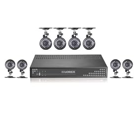 Lorex 8 Camera Network Video Surveillance System with 320GB H.264 DVR