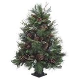 Faux Pine Tree with Pinecones and Eucalyptus Faux Pine Tree with Pinecones and Eucalyptus