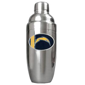 San Diego Chargers NFL Stainless Steel Cocktail Shaker by Great American Products