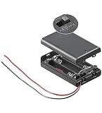 Wentronic Batteriehalter f&uuml;r 3x Micro AAA  (geschlossenes Geh&auml;use mit Schalter)