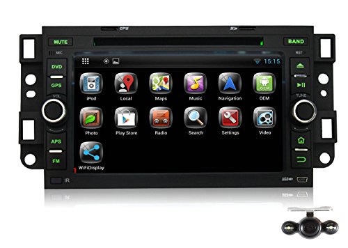 Pumpkin 7 inch Android 4.2 For Chevrolet In dash HD Touch Screen Car DVD Player GPS/Bluetooth/OBD2/SD/USB/FM/AM Radio Stereo Navigation System With Free Reverse Backup Reversing Rear View Camera As Gift