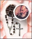 Blessed By Pope Benedict XVI St Pio Padre Pio Rose Scented Rosary