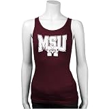 Mississippi State Bulldogs Maroon Ladies Boy Beater Tank Top