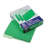 Pendaflex 1521/3BGR Pendaflex 2-Tone File Folders, 1/3 Cut, Top Tab, Letter, Light Green, 100/Box