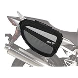 Nelson Rigg Silver Streak Deluxe Sport Motorcycle Saddlebags 17'L x 6'W x 11'H Grey/Black
