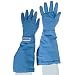 NSA G99CRBEELMDR Nylon Taslan and PTFE Elbow Standard Water Resistant Safety Glove, Cryogenic, 17" - 18" Length, Medium, Blue