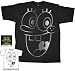 SpongeBob SquarePants BIG FACE Nickelodeon's Character American Animated Television Series Cartoon Movie Adult Black T-Shirt