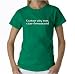 Juniors' / Ladies' T-Shirt : Tabhair póg dom, táim Éireannach! - Kiss Me, I'm Irish (in Irish) for St Patricks Day - Kelly Green - XX-Large photo