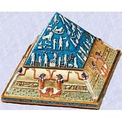 Egyptian pyramid statue jewelry treasure Box sculpture (the Digital Angel)