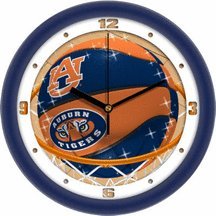 Auburn Tigers Slam Dunk Wall Clock