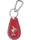 MLB St. Louis Cardinals Fred Bird Mascot Team Color Baseball Keychain