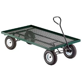 Metal Deck Wagon Garden Cart - 800-Lb. Capacity, Model# 04775 from Garden Wagons
