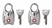 Master Lock 4689TSLV TSA Accepted Luggage Locks with Keys, Silver, 2-Pack