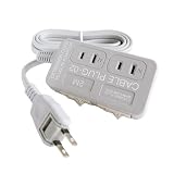 CABLE PLUG-02 ケーブルプラグ グレー [2口 延長コード ON/OFFスイッチ仕様]の画像