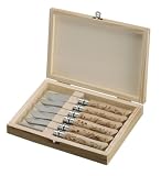 Opinel - 1377 - Coffret en Bois de 6 Couteaux - N°8 Animalia Panachés