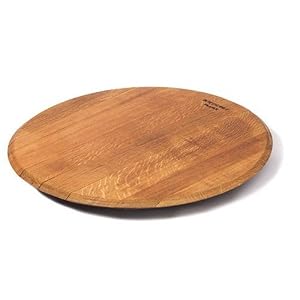 True Fabrications Used Wine Oak Barrel Serving Tray (used in wine production 2-5 years) by Truefabrications