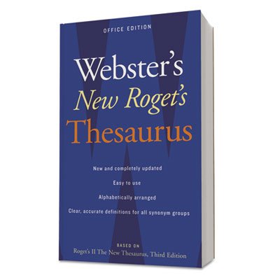 Websters New Rogets Thesaurus Office Edition Paperback 544 Pages 2 Ct