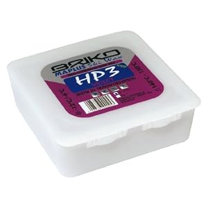 Briko-Maplus HP3 Violet High Fluorinated Ski and Snowboard Solid Wax (250 Grams)