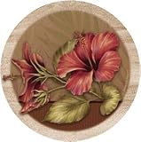 Hibiscus Drink Coasters - Style TSBM1