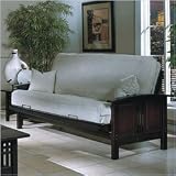 American Furniture Alliance Elite Hermosa Full MetalWood Futon Frame Espresso