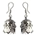 Sterling Silver Handmade women Jewelry Earring 1.5 inches