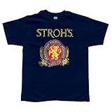 Strohs - Distressed Beer Crest T-Shirt